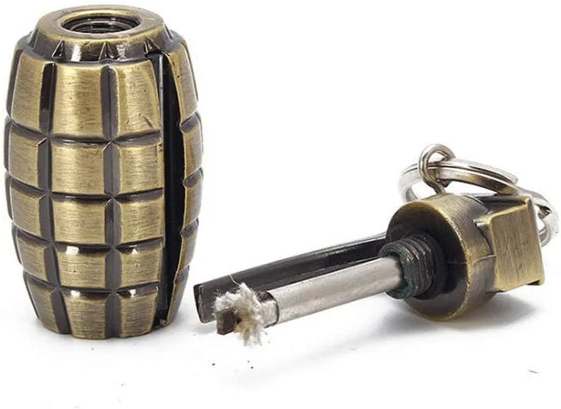 Mini Model Matchstick Fire Starter, Flint Match Lighter Key Rings, EDC Best Gift Ideas and BBQ Camping Emergency Survival Gear for Men Women