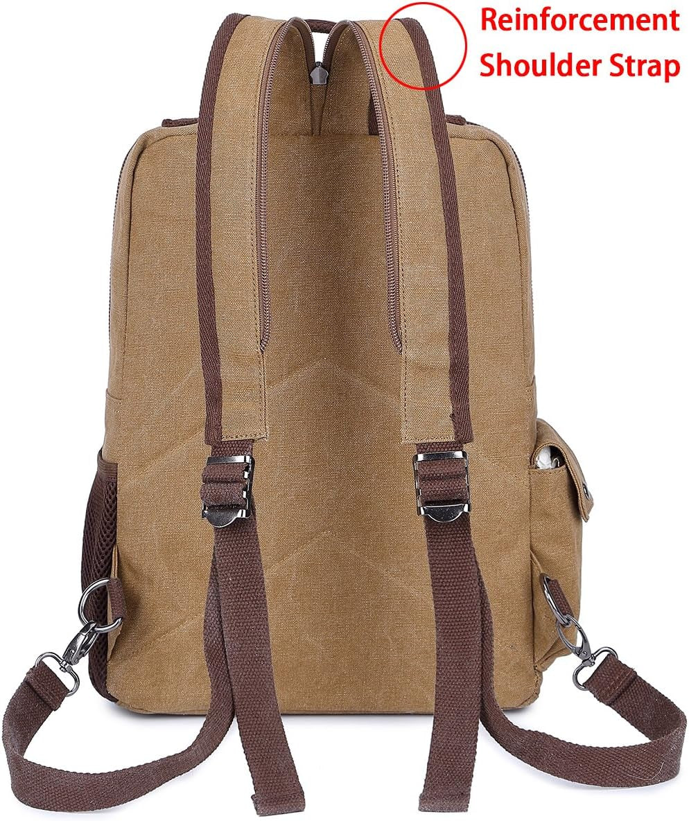 Canvas Cross Body Messenger Bag Shoulder Sling Backpack Travel Rucksack