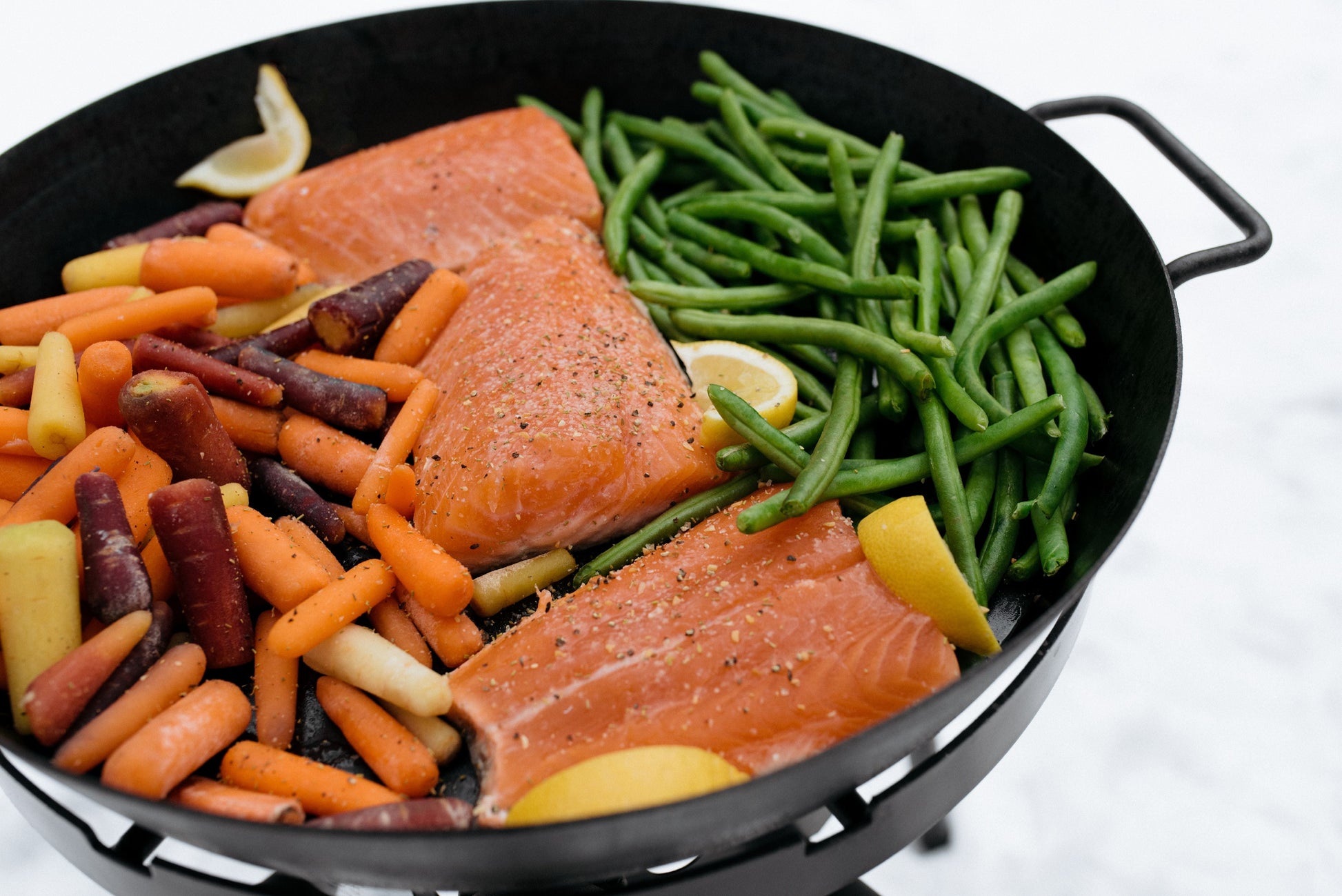 20" Lumberjack Skillet, SLJ20, True Seasoned, Deep Dish Pan