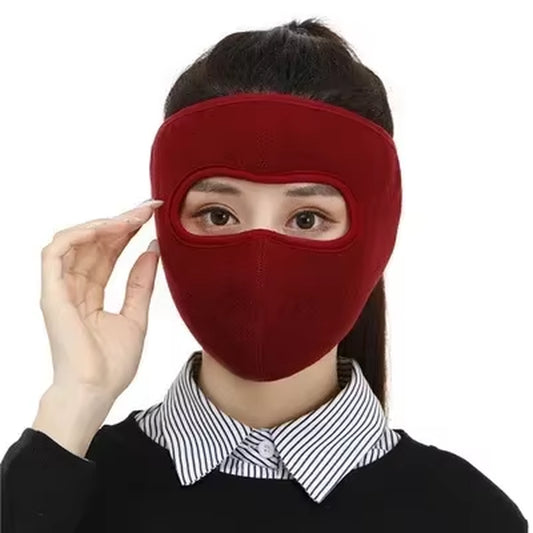 Winter Riding Face Mask Warmth Thickened Neck Ear Protection Wind Cold Resistance Breathable Electric Vehicle Full Mask Autumn