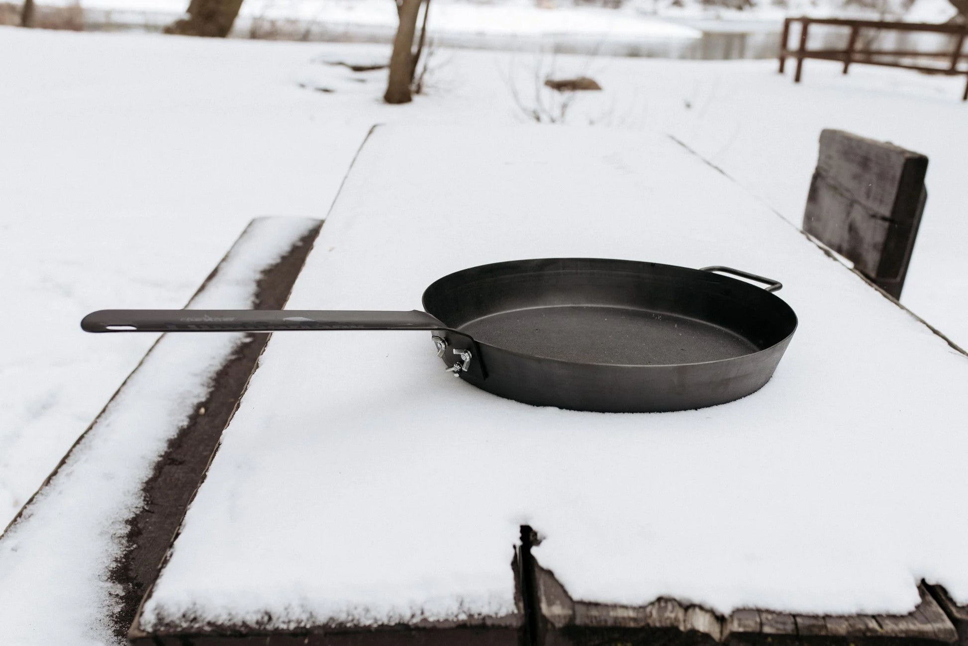 20" Lumberjack Skillet, SLJ20, True Seasoned, Deep Dish Pan