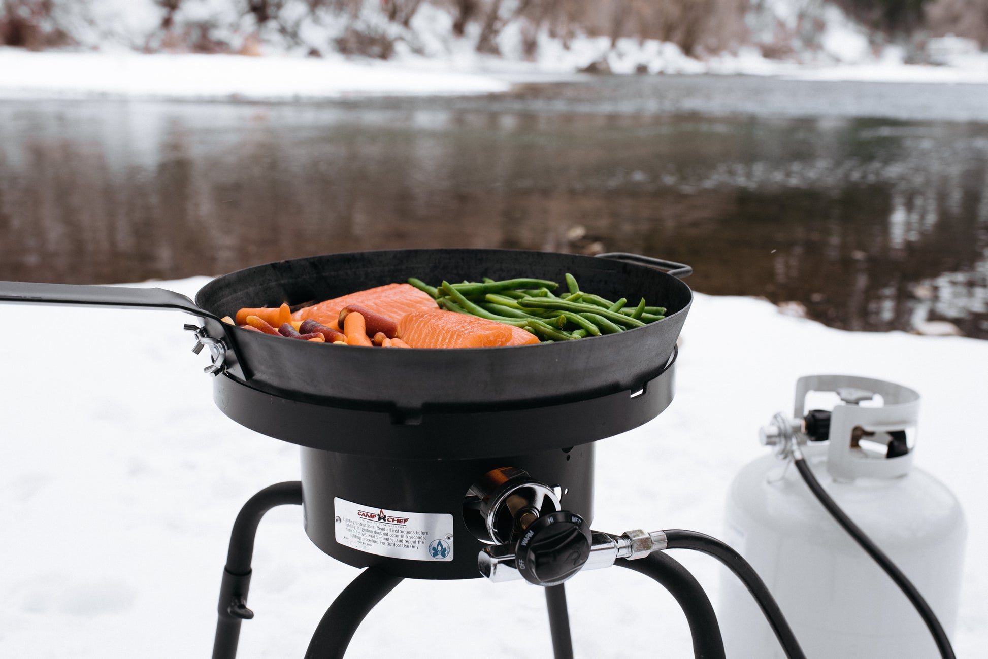 20" Lumberjack Skillet, SLJ20, True Seasoned, Deep Dish Pan