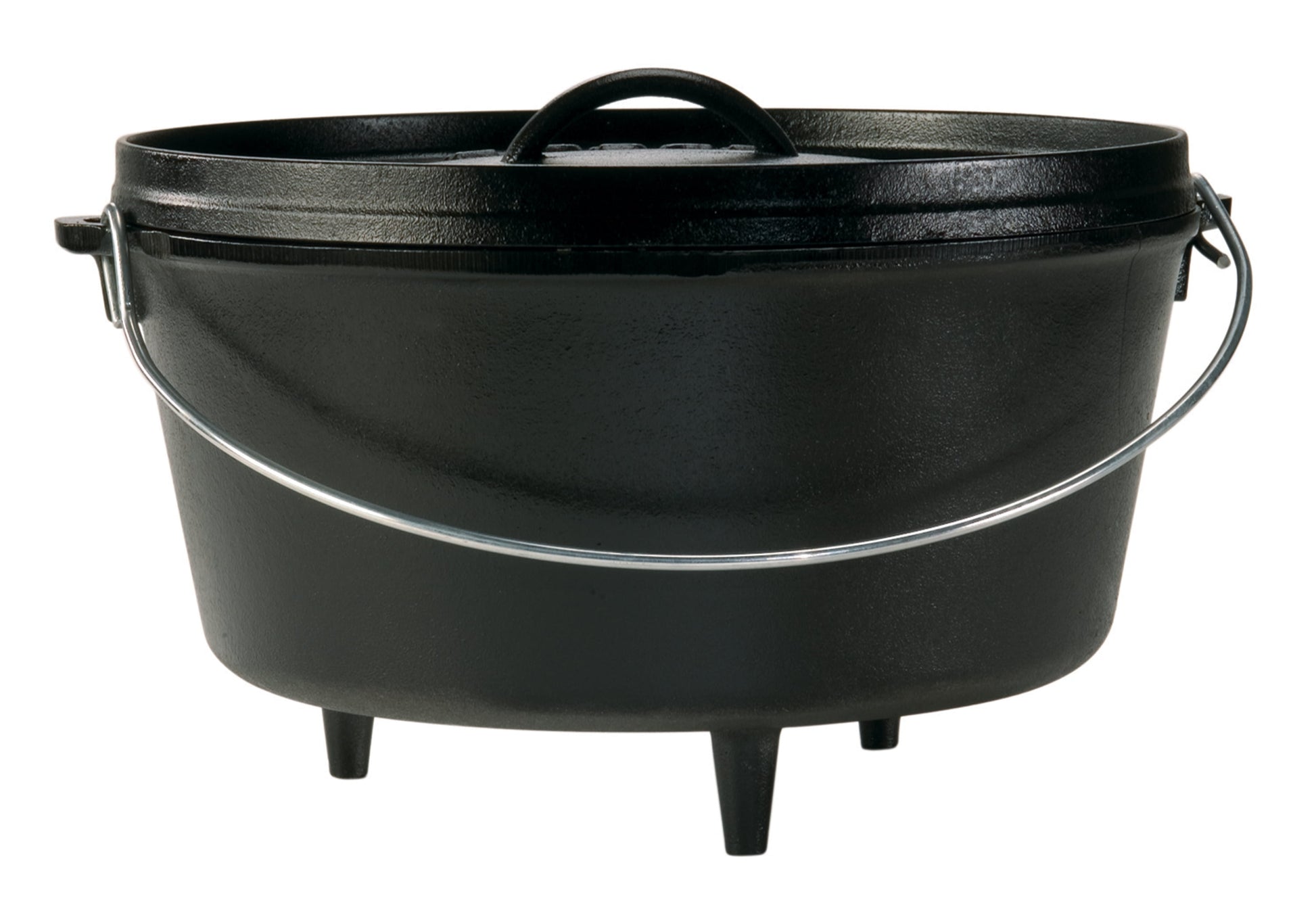 Cast Iron 12" / 8 Quart Seasoned Camp Dutch Oven