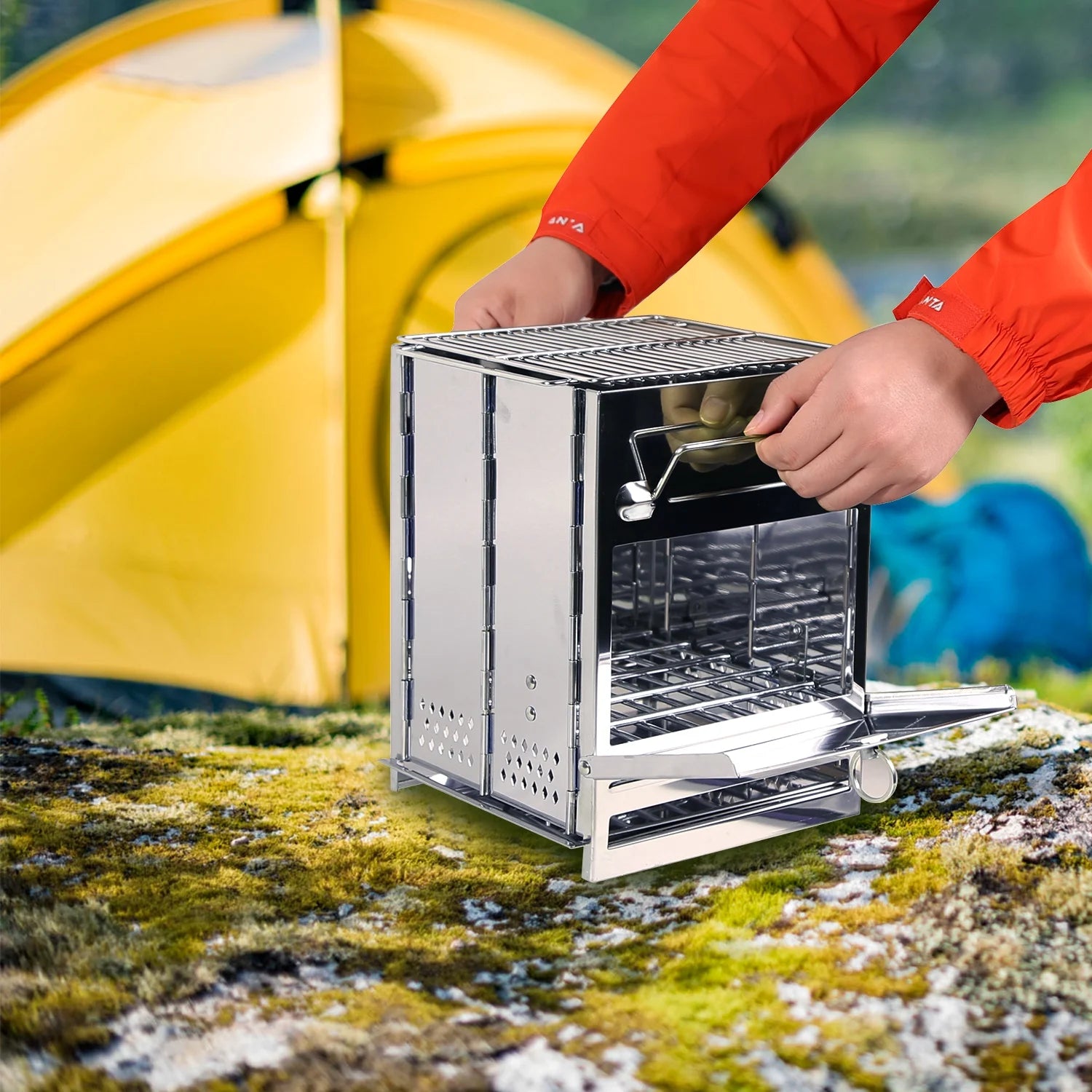 Portable/Collapsible Wood Burning Camp Stove