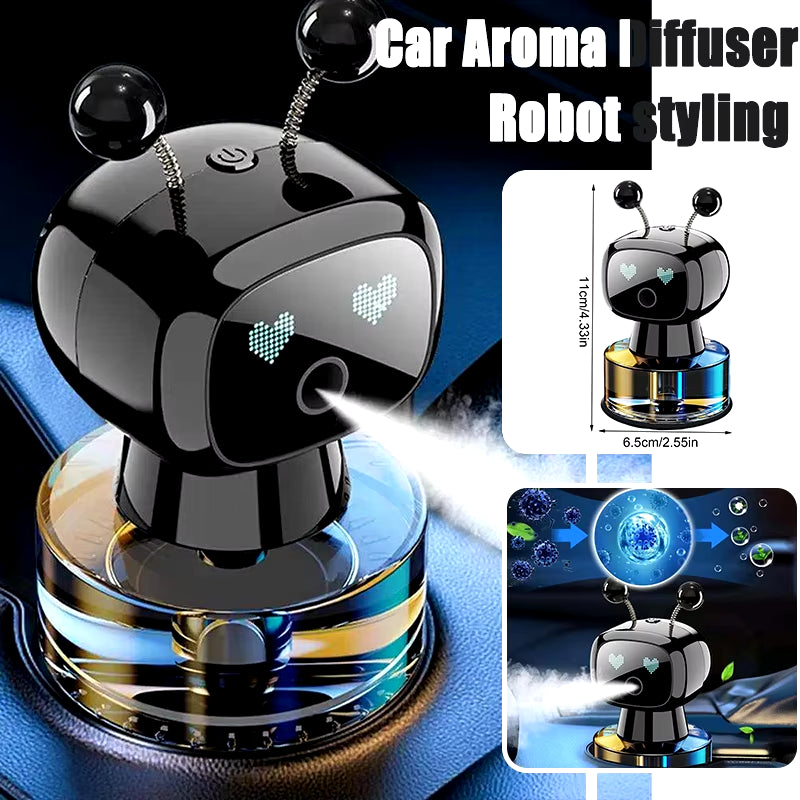 Advanced Robot Intelligent Aromatherapy Machine Automatic Spray Car Perfume Advanced Long-Lasting Fragrance Car Air Freshener