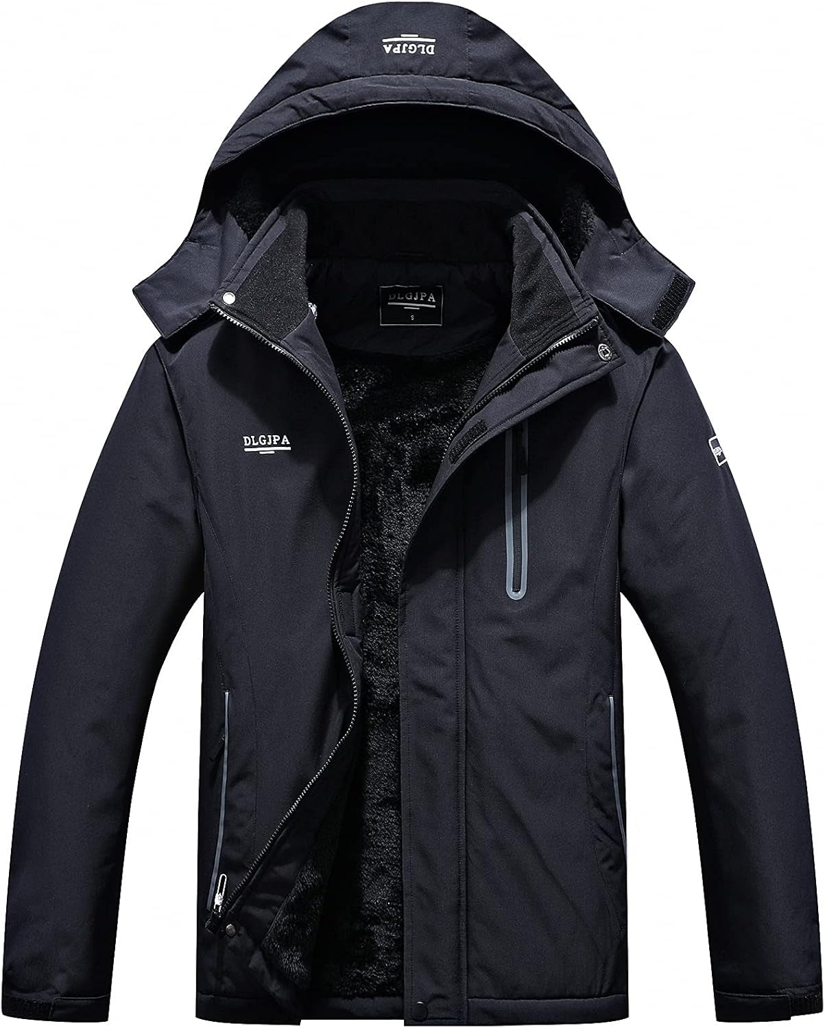 Men's Mountain Waterproof Windproof Hooded Ski Jacket