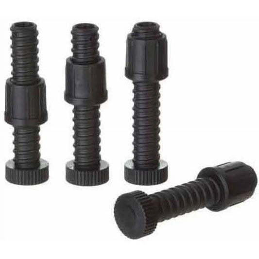 Leg Levelers Fit Most  Stoves for Cooking on Uneven Surfaces, Heavy Duty Composite, 1.25" Diameter, Includes 4 Ea. , LEGX